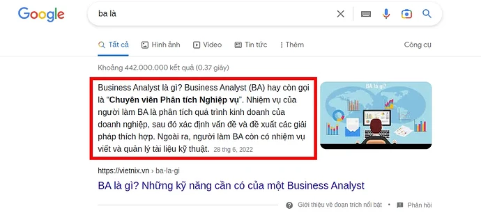 Đoạn meta description