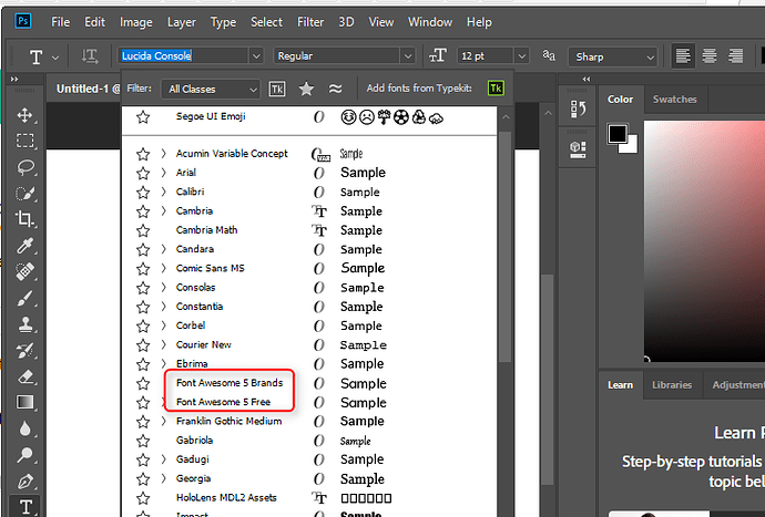 10 phông chữ tuyệt vời có sẵn tại photoshop của bạn
