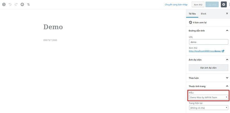 WP Extra Demo