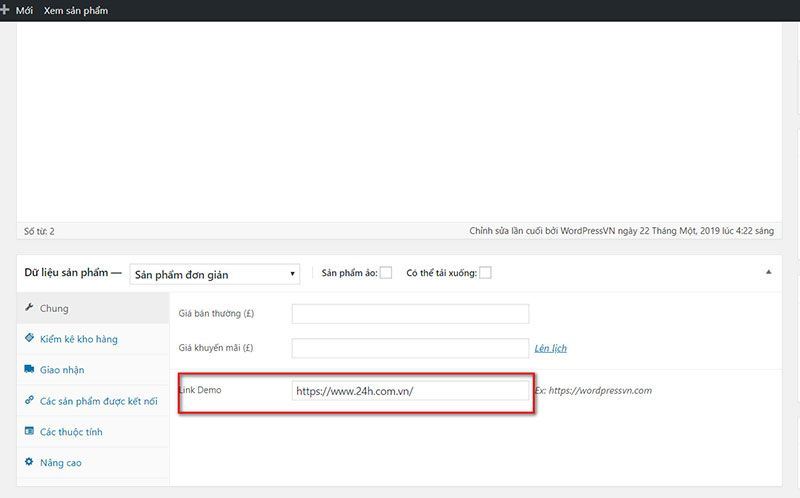 WP Extra Demo