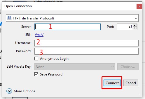 Hướng dẫn kết nối WordPress bằng FTP
