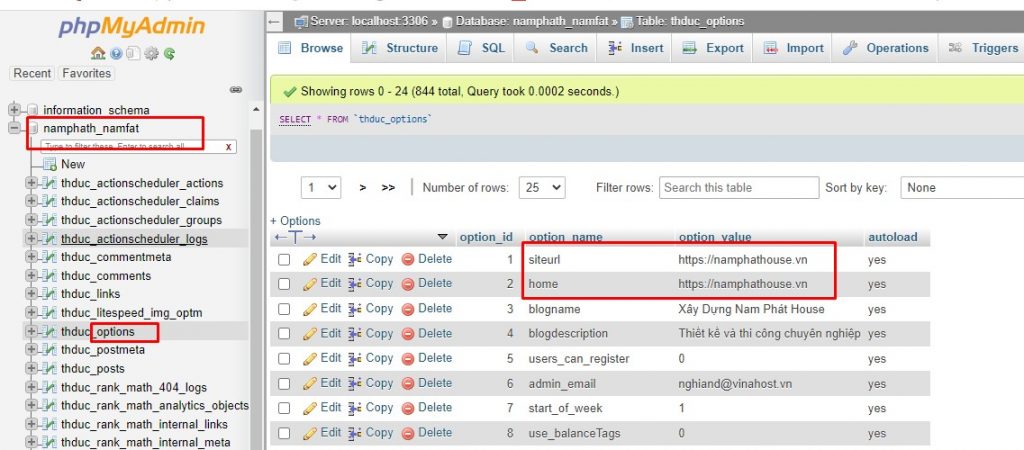 Hướng dẫn đổi tên miền cho WordPress
