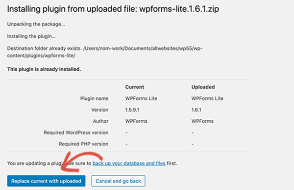 phiên bản WordPress 5.5
